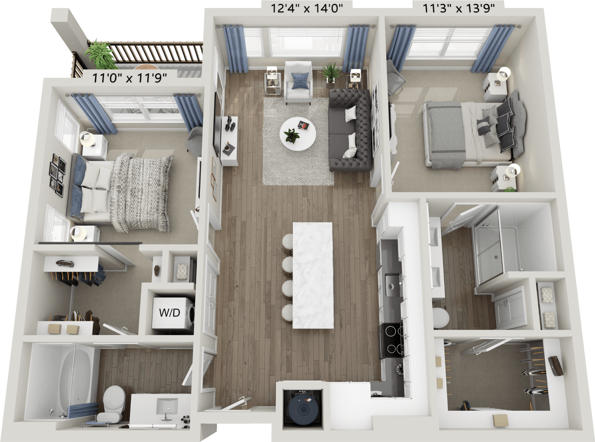 The Homestead floor plan